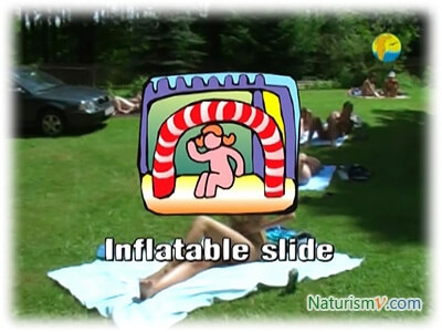 Надувная Горка / Inflatable Slide (Naturist Freedom)